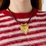 Stainless Steel Braided Necklaces Heart Simple Daily Simple Series Women's jewelry