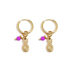 earrings pineapple aura