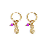 earrings pineapple aura