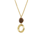 Stainless Steel Pendant necklaces Circle Casual Daily Simple Series Women's jewelry
