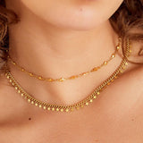 stainless steel necklace stars 