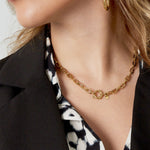 necklace basic links round closure