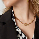 necklace basic links round closure