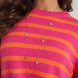 long clover necklace