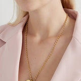 long necklace big heart