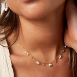 necklace pearls and charms
