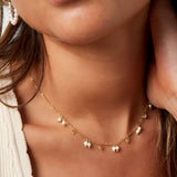 necklace pearls and charms