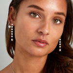 simple necklace with heart pendants