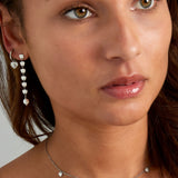 simple necklace with heart pendants