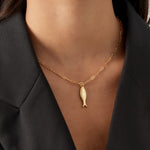 fish charm necklace