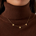 triple love necklace