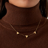 triple love necklace