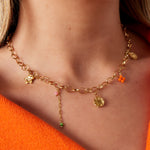spring charms necklace