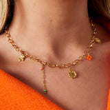 spring charms necklace