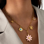 charm necklace bloom & blink