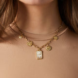charm necklace magic moon