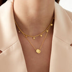 double star necklace