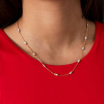 diamond glow necklace