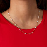 diamond glow necklace