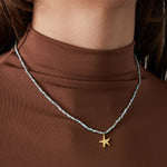Necklace colorful starfish