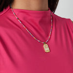 Colorful sunshine necklace - Multi