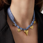 Necklace color bliss heart