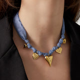 Necklace color bliss heart