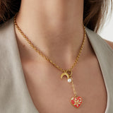 to the moon necklace
