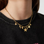 beach babe charm necklace