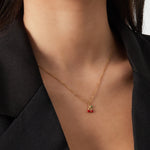 necklace cherry love