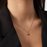 necklace cherry love