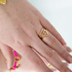 heart & sparkle ring