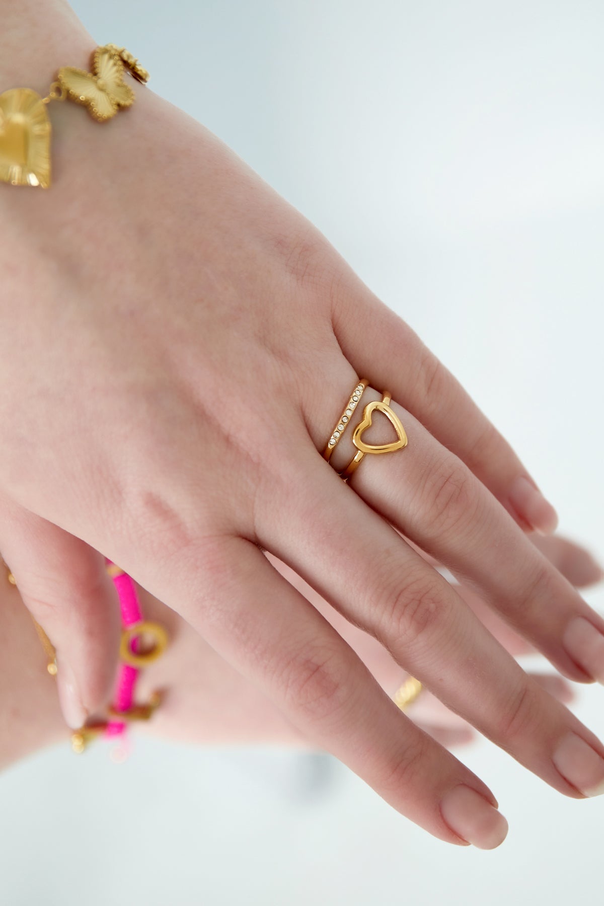 heart & sparkle ring