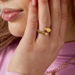 funky dot ring