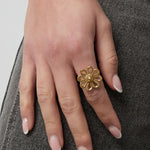Ring happy flower