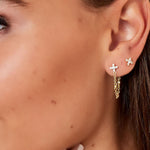 Ear Studs Star - Sparkle Collection Gold Color Copper