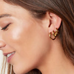 Hoop earrings set of 3