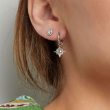 ear studs moon