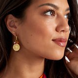 ear studs leaves