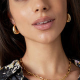 Earrings pointed twist - Silver Color color