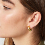 earrings aesthetic basic half small moon