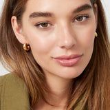 earrings aesthetic basic half small moon