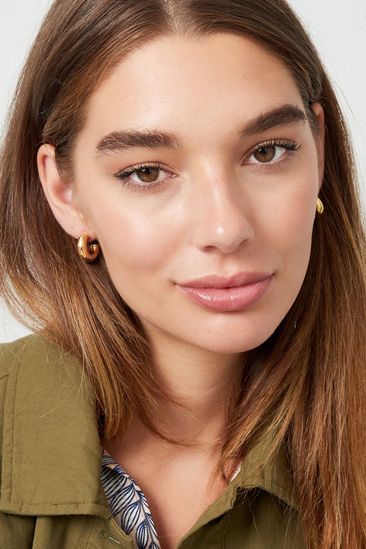 earrings aesthetic basic half small moon