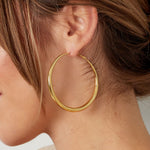 Basic earrings with variety - Silver Color color