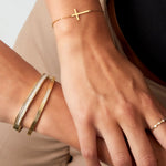 Bracelet cross - Silver Color color
