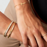 Bracelet cross - Silver Color color