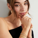 bracelet double layer of stones