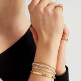 bracelet double layer of stones