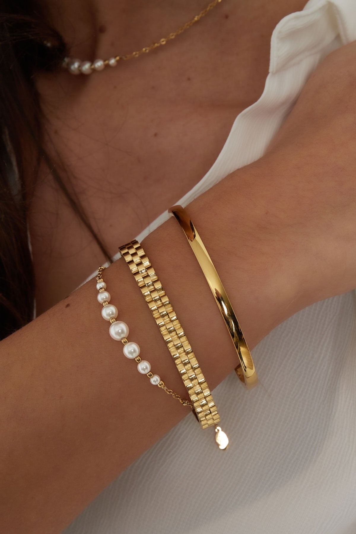 pearl party bracelet