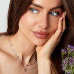 Flower party bracelet - Silver Color color
